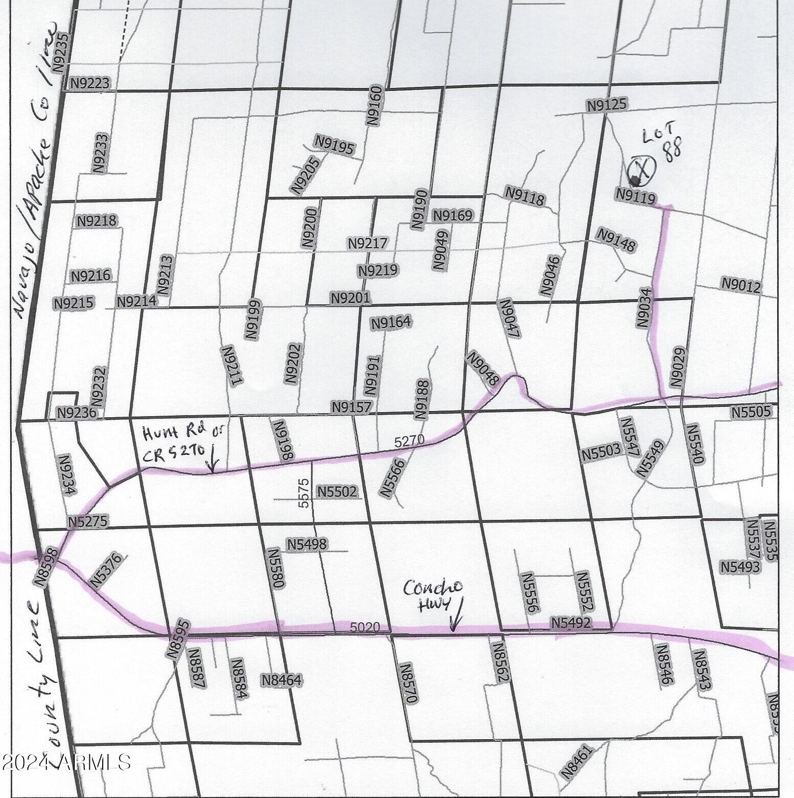 Lot 88 Ranch of the White Mountains -- 088
