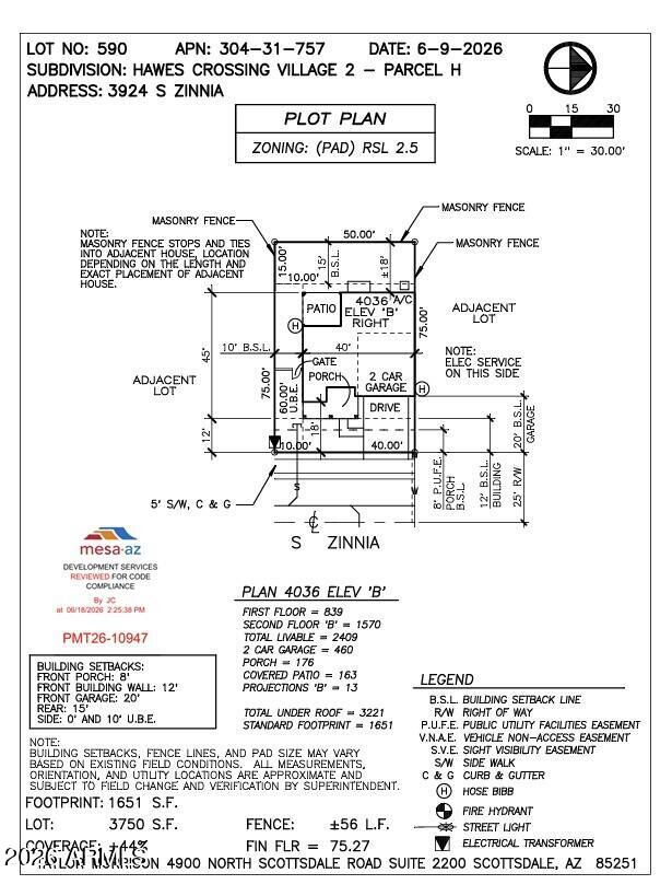 3924 S ZINNIA --