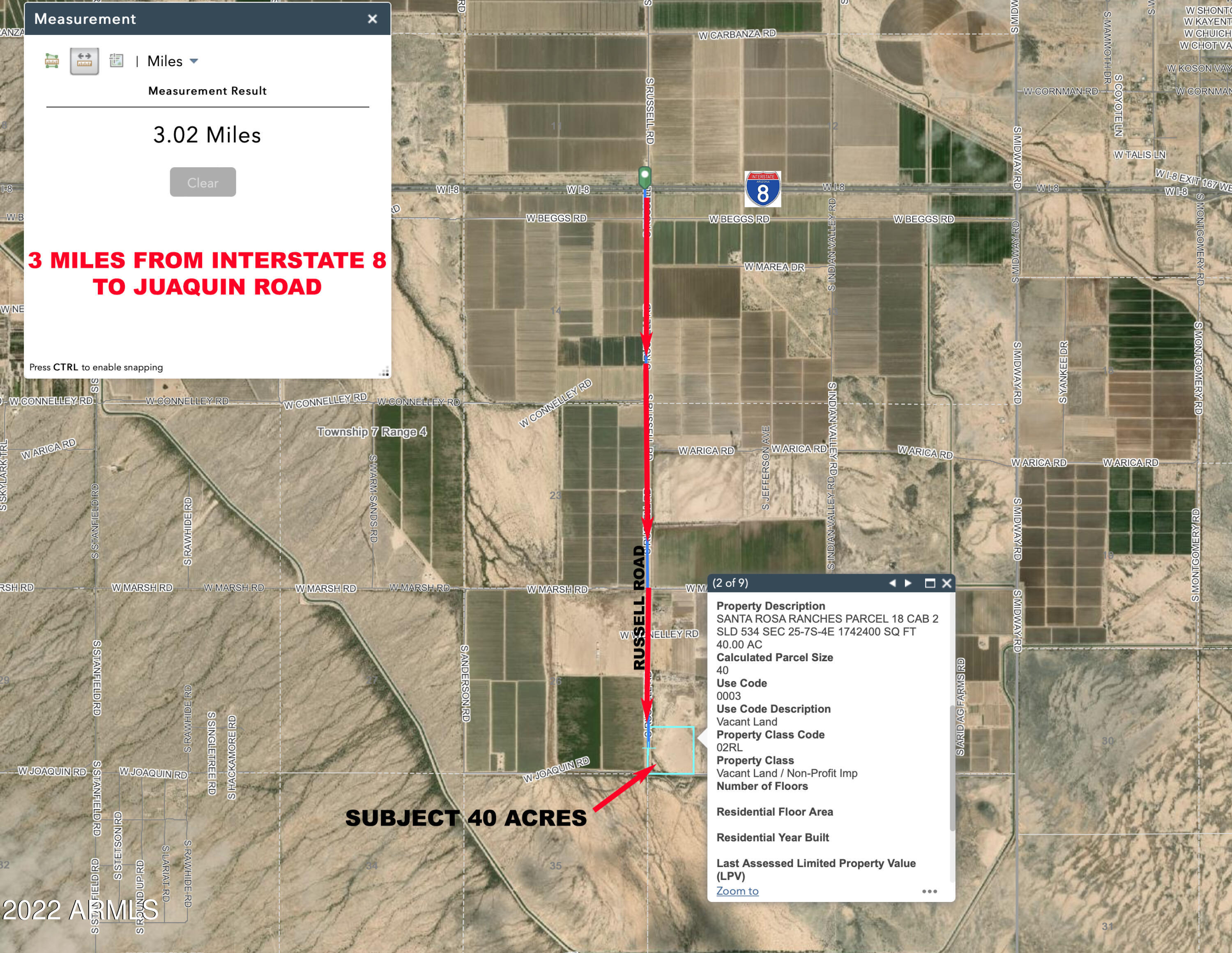 LOT 18 W JOAQUIN Road 18