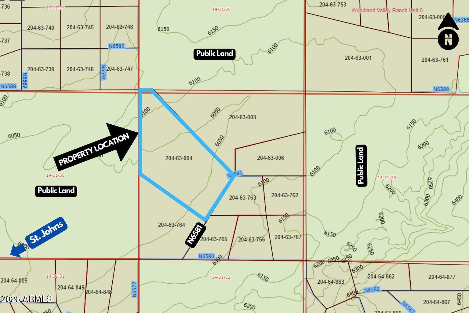 WOODLAND VALLEY RANCH UNIT 6 - Land