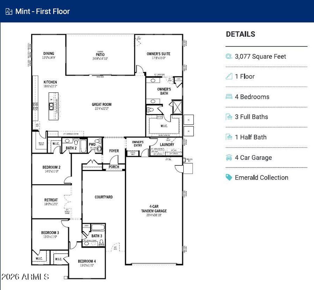 Photo of 26643 S 227th Way, Queen Creek, AZ 85142 (MLS # 7012124)