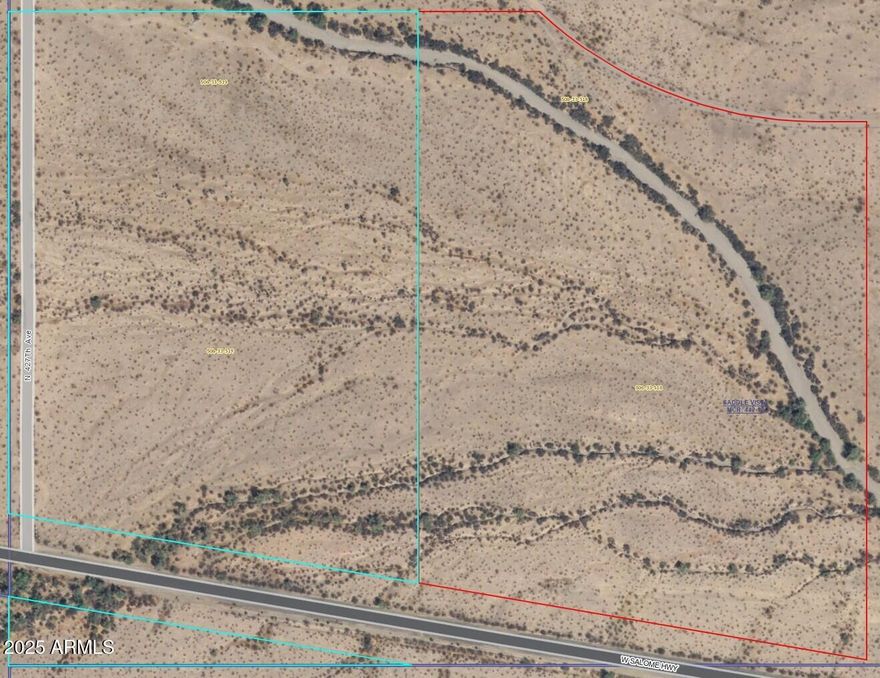 Discover the perfect blend of accessibility and potential with this exceptional property, zoned R43. Ideally suited for your dream home, a family compound, or a savvy investment opportunity, two adjacent R-43 parcels totaling ±67 acres are both for sale! Zoning currently allows 1-acre minimum lots. Convenient frontage on W Salome Hwy and 427th Ave for easy in-and-out. Buyer to verify all facts and figures. Lot dimensions approximate. Parcels are also listed separately.