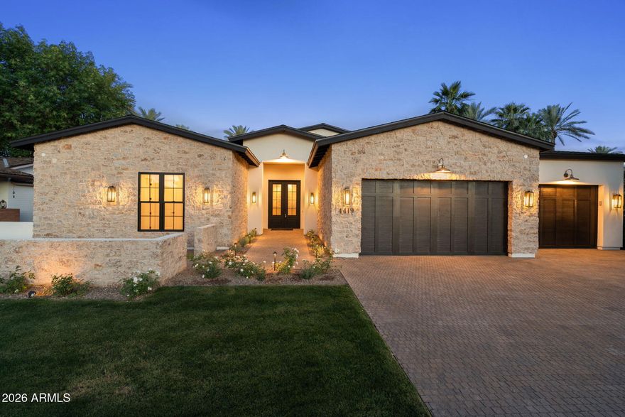 Arcadia Proper new construction, ideally located just off Lafayette in the highly sought-after Mountgrove neighborhood. Enjoy walking distance to The Henry, Global Ambassador, and some of the area's best dining and shopping, all while being tucked into a quiet, desirable enclave. From the moment you arrive, the home makes a lasting impression. A striking harlequin-patterned entry, framed by an oak threshold, sets the tone, while thoughtfully selected designer lighting adds warmth and cohesion throughout. Outside, cobblestone pavers enhance the home's inviting, old-world charm.
Inspired by the relaxed elegance of a European farmhouse, this residence seamlessly blends timeless materials with refined, modern design. The kitchen is a true showpiece, featuring Artico Cielo marble countertops, polished nickel fixtures, handmade Moroccan zellige tile, and a Roman clay range hood. Premium Wolf and Sub-Zero appliances ensure exceptional performance, making this open-concept, chef's kitchen as functional as it is beautiful--perfect for entertaining. A Large walk-in pantry!  Warm hardwood flooring flows throughout, adding richness and continuity to every space. The primary suite offers a serene, spa-like retreat designed for ultimate relaxation, while each additional bedroom includes its own private en-suite bath for comfort and privacy. Expansive sliding glass doors create effortless indoor-outdoor living, opening to a resort-style pool and backyard oasis. This is a rare opportunity to own a truly one-of-a-kind luxury home in one of Arcadia's most coveted locations. Don't miss your chance to make it yours.