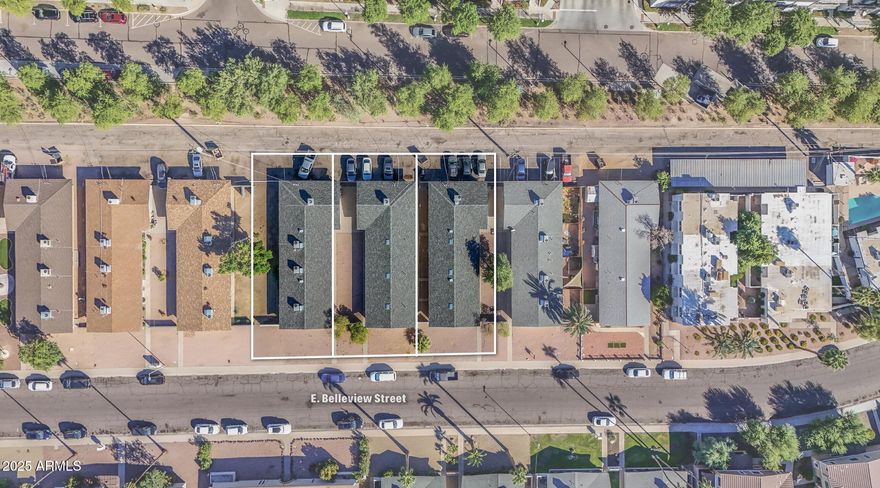 Three fourplexes located next to each other. 7238, 7240, and 7302 E Belleview Street. 
Property consists of 9 1bed/1bath and 3 2bed/1bath units with varying levels of renovations. Fully occupied property with value add opportunities. Please reach out for more information.