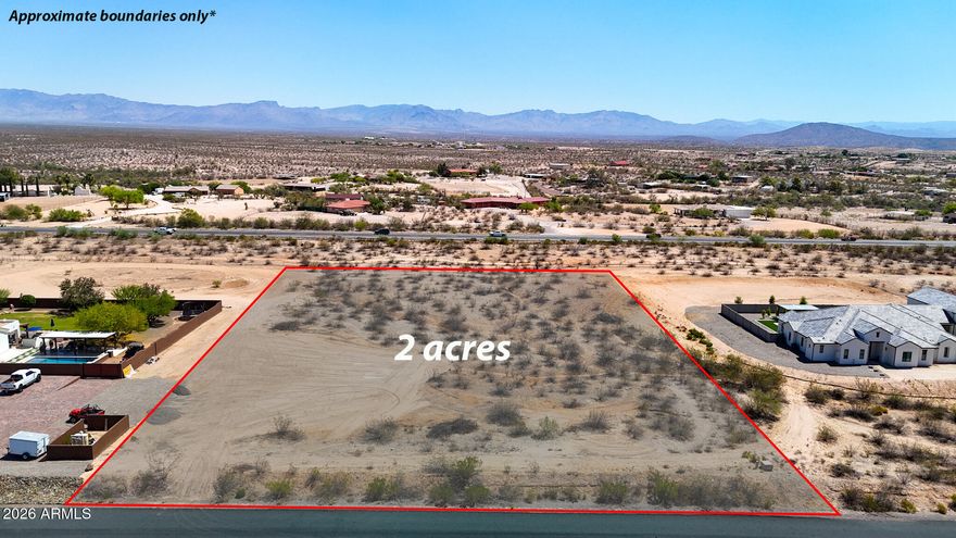 For $13,213 down and $1,538,82 per month , you can purchase this spacious 2-acre lot in the sought-after Vista Royale subdivision offers the perfect setting for your custom home, RV garage, or guest house. Enjoy the convenience of underground electric, a shared well, and paved road access. This is an ideal spot to create your dream retreat in a beautiful and peaceful setting. OWNER WILL CARRY