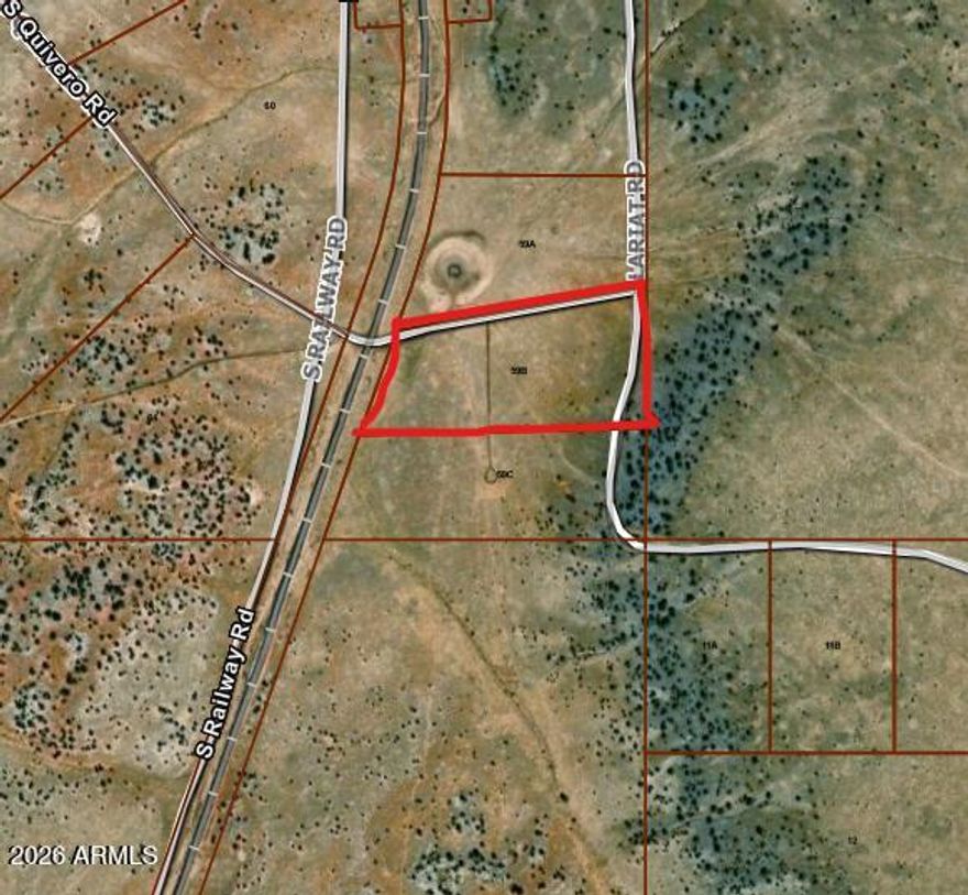 Incredible opportunity to own nearly 30 acres in a prime Northern Arizona location. Two expansive parcels totaling 29.6 acres are ideally situated between the Grand Canyon National Park (approx. 25 minutes) and the charming town of Williams (about 30 minutes). This peaceful setting offers panoramic views, abundant wildlife, tranquil surroundings, and unforgettable night skies. The property borders the renowned Grand Canyon Railway as well as State Land on two sides, creating a unique sense of privacy and open space. Located just minutes from Arizona State Route 64, access is convenient with a gated entrance maintained by the HOA.

CC&Rs allow for horses, cattle, and site-built homes of 600 sq ft or larger, offering flexibility for a variety of uses. A previous perc test indicates the parcels qualify for standard septic systems. Whether you choose to build two homes, keep one parcel and sell the other, or enjoy the full acreage for yourself, the possibilities here are endless.