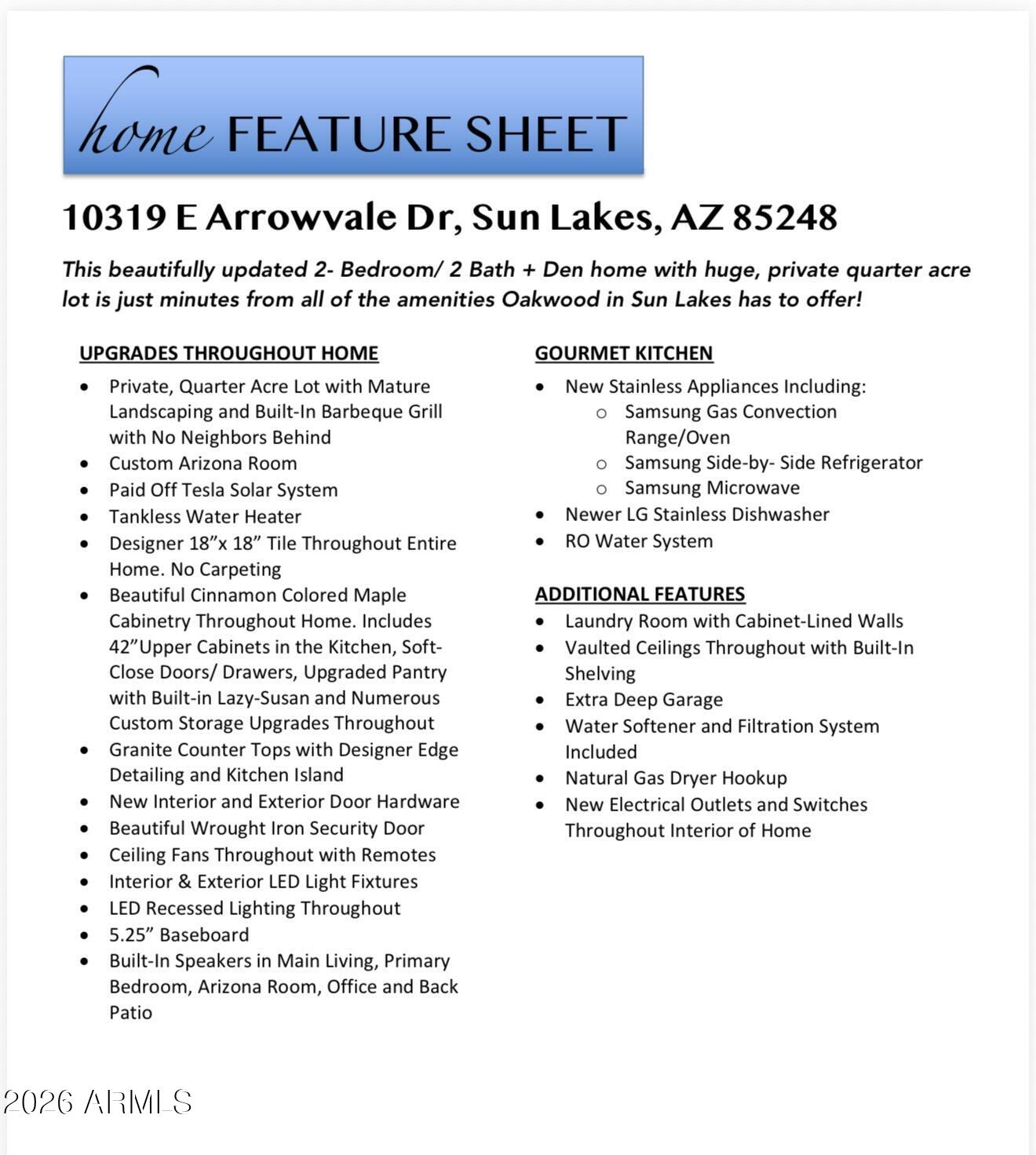 10319 E ARROWVALE Drive