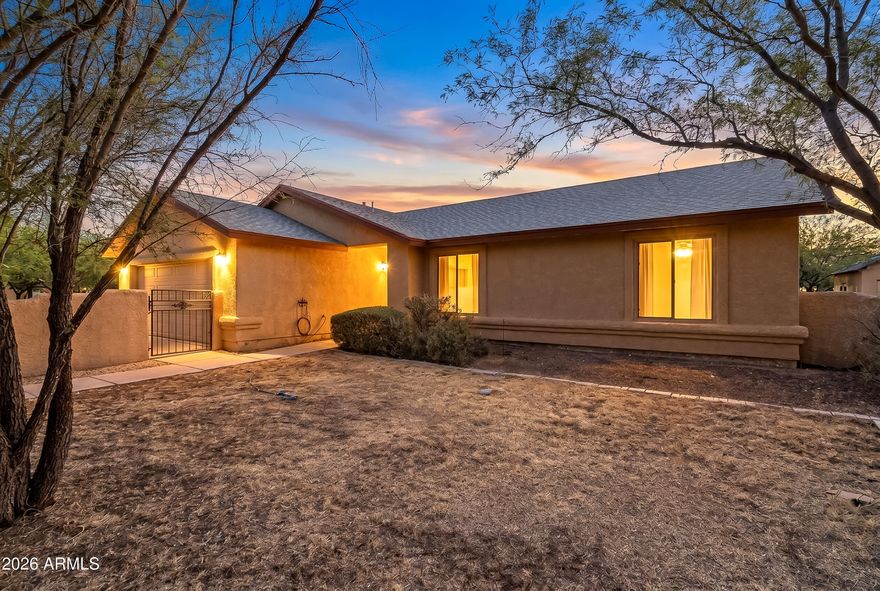 Welcome to your own slice of peaceful Arizona living in beautiful Hereford! Nestled on just over an acre with stunning mountain views and wide-open skies, this well-maintained home offers the perfect blend of comfort, privacy, and rural charm. Built in 2003, this spacious 1,533 sq ft home features a functional layout, attached garage, central A/C, and inviting living spaces designed for everyday living and entertaining alike.

Enjoy breathtaking sunrises, star-filled nights, and the serenity of country living while still being just minutes from Sierra Vista, Fort Huachuca, shopping, dining, and schools. The expansive lot provides endless possibilities for gardening, outdoor recreation, RV parking, or creating your dream backyard retreat. Whether you're looking for a full-time residence, winter getaway, or investment opportunity, this Hereford property delivers space, views, and the quiet lifestyle Southern Arizona is known for.