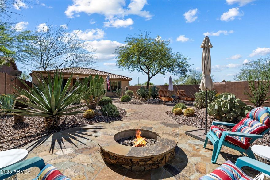 Welcome to 2366 W Muirfield Dr. in Anthem Country Club. BRAND NEW AC unit just installed April 2026.  Sitting on a premium golf course lot this home has an extended backyard with intentionally designed landscape including custom pavers, built in BBQ, beautiful desert plants and views of Daisy Mountain.  Inside this meticulously maintained home enjoy travertine flooring, plantation shutters and granite countertops.  This home has the right amount of space for a couple experiencing all the great amenities or a low maintenance snow bird retreat.  Anthem Country Club includes 2 clubhouses, 36 holes of championship golf, restaurants, gyms, spa, tennis, pickleball and more!