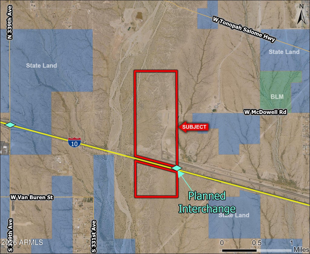 Photo of 0 N I-10 Freeway #-, Buckeye, AZ 85326 (MLS # 7065154)