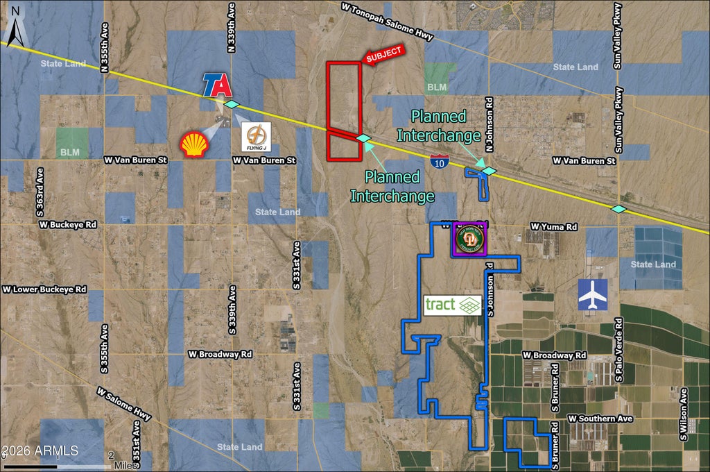 Photo of 0 N I-10 Freeway #-, Buckeye, AZ 85326 (MLS # 7065154)
