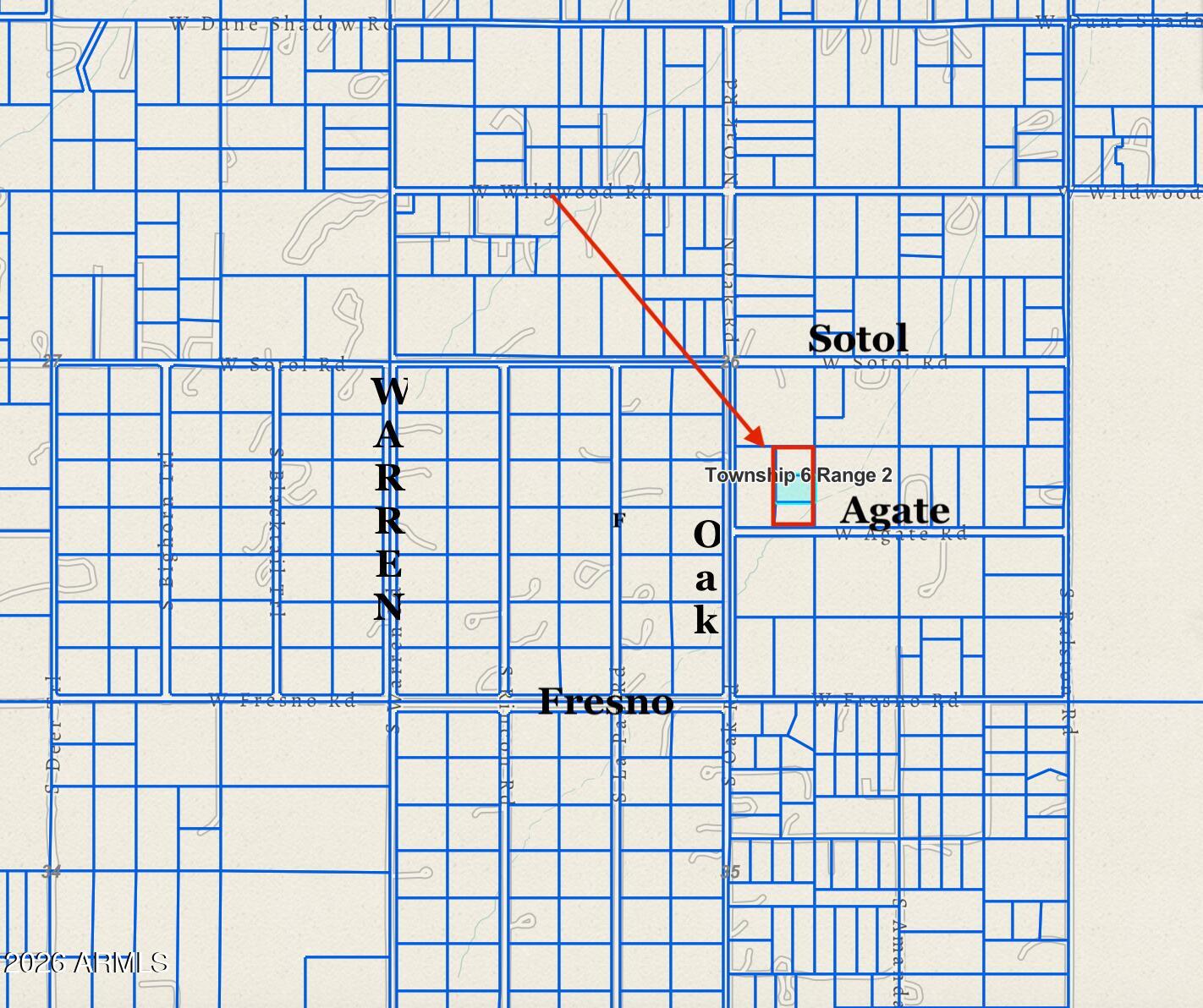 0 W agate Road E 1/2 Lot 101