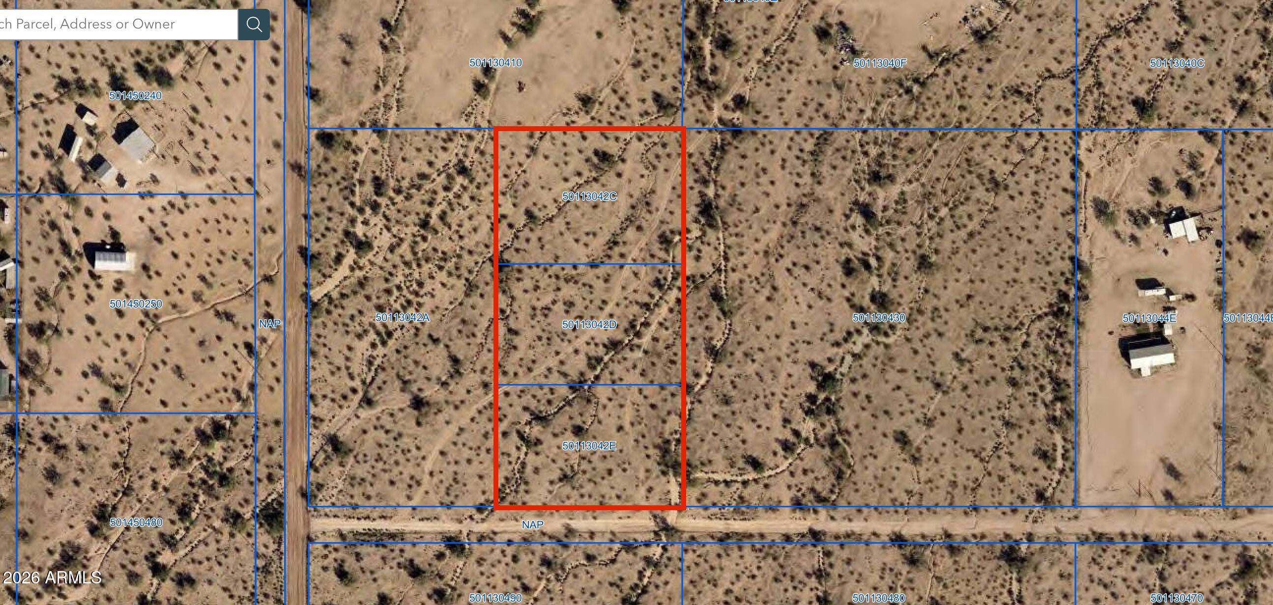 Hidden Valley Estates Unit 1 E 1/2 lot 101, parcels 1,2,3 - Land