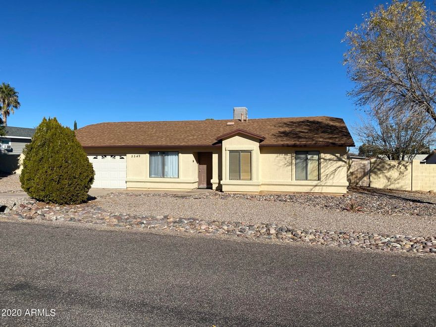This 3 bedroom 2 bath, 2 car fully finished garage, 1445 sq ft home is being sold AS-IS 
It has a spacious Livingroom, great kitchen, and large dining area... ceiling fans in every room and tile wrap around showers... The backyard has a huge covered patio and this home is located perfectly for some amazing mountain views!!! 
Call today for your private viewing
