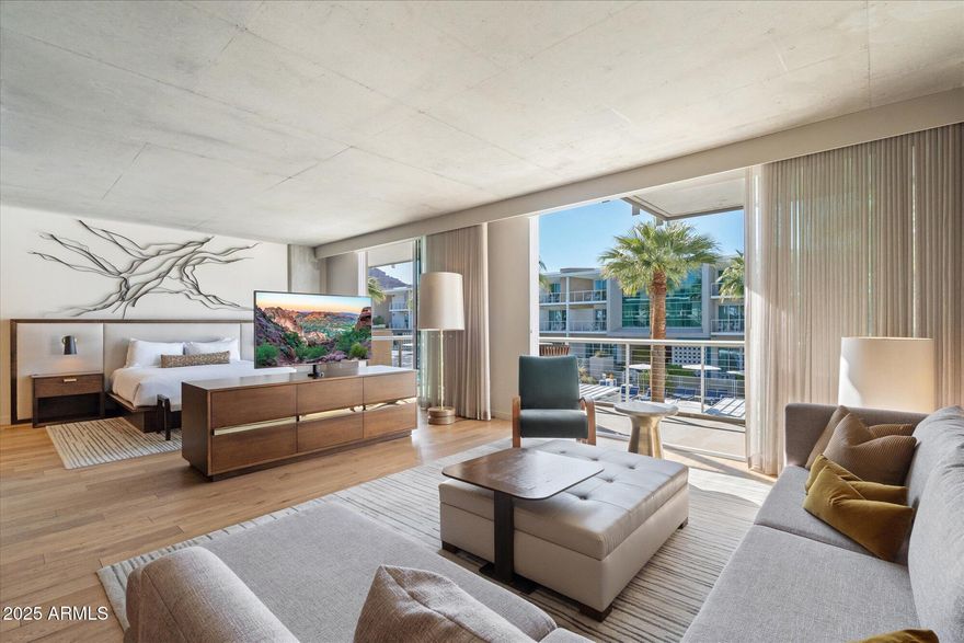 Located in the heart of Paradise Valley, this exceptional condo at Mountain Shadows Resort offers an unbeatable vibe, along with comfort and convenience. With views of Camelback Mountain, it's the perfect lock-and-leave retreat or investment opportunity. Thoughtfully designed interiors and quality finishes make this fully furnished residence truly move-in ready. Owners enjoy exclusive access to resort amenities, including a fitness center, sparkling pools, and top-tier dining with a discount. This condo also qualifies for the resort's rental program, providing income potential without the hassle of self-management. Whether you're seeking a full-time residence, vacation getaway, or investment property, this is resort-style living at its best.