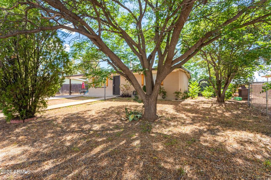 Welcome home to your sweet escape of the hustle and bustle of Sierra Vista, but still close to all the wants and needs. This gem is located in Huachuca City and it is a perfect place to call home. Situated with 3 bedrooms and 2 bathrooms, you will find good-sized bedrooms and a master that is the best get-away at the end of the day. Cooking in this delightfully upgraded kitchen will make the daily chore just that much more enjoyable. Indoor laundry room is a bonus for this area.  Large fenced in yard for all your outdoor enjoyment and entertainment. You will want to see for yourself how special this place is.