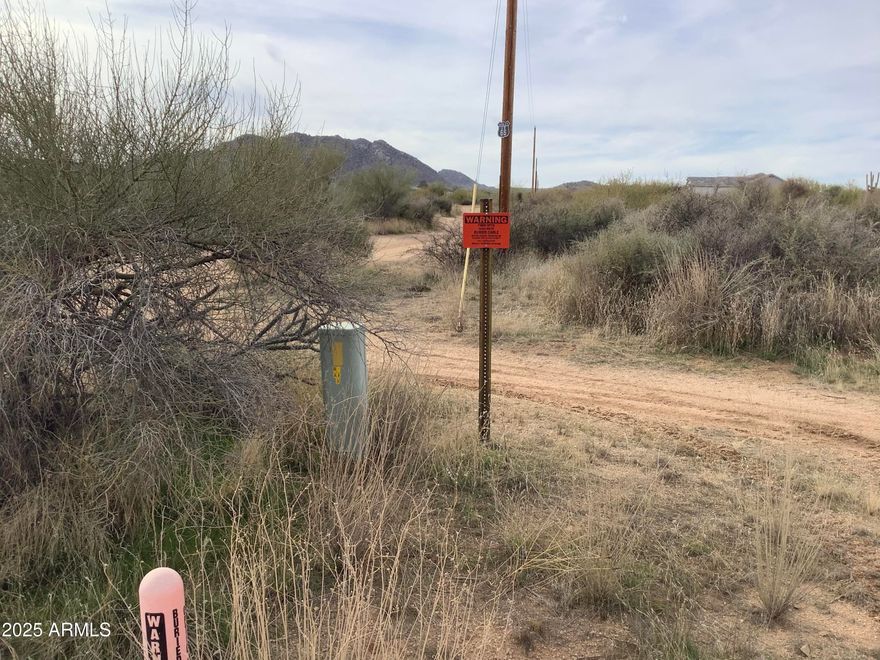 Rare Perimeter Property for sale. Pristine Arizona acreage with breathtaking views and ultimate access. This 1.15 Acre lot is situated in the path of progress and offers incredible unobstructed views of the Tonto National Forest and Vast Mountain range. This is one of the last lots available in the area as most have been sold or built homes on smaller parcels. This is the only lot for sale on the edge of the section so your view can NEVER be obstructed by another building. Lush and distinctive Arizona vegetation and growth accent the property with an untouched appeal.  Several Building and development options available.