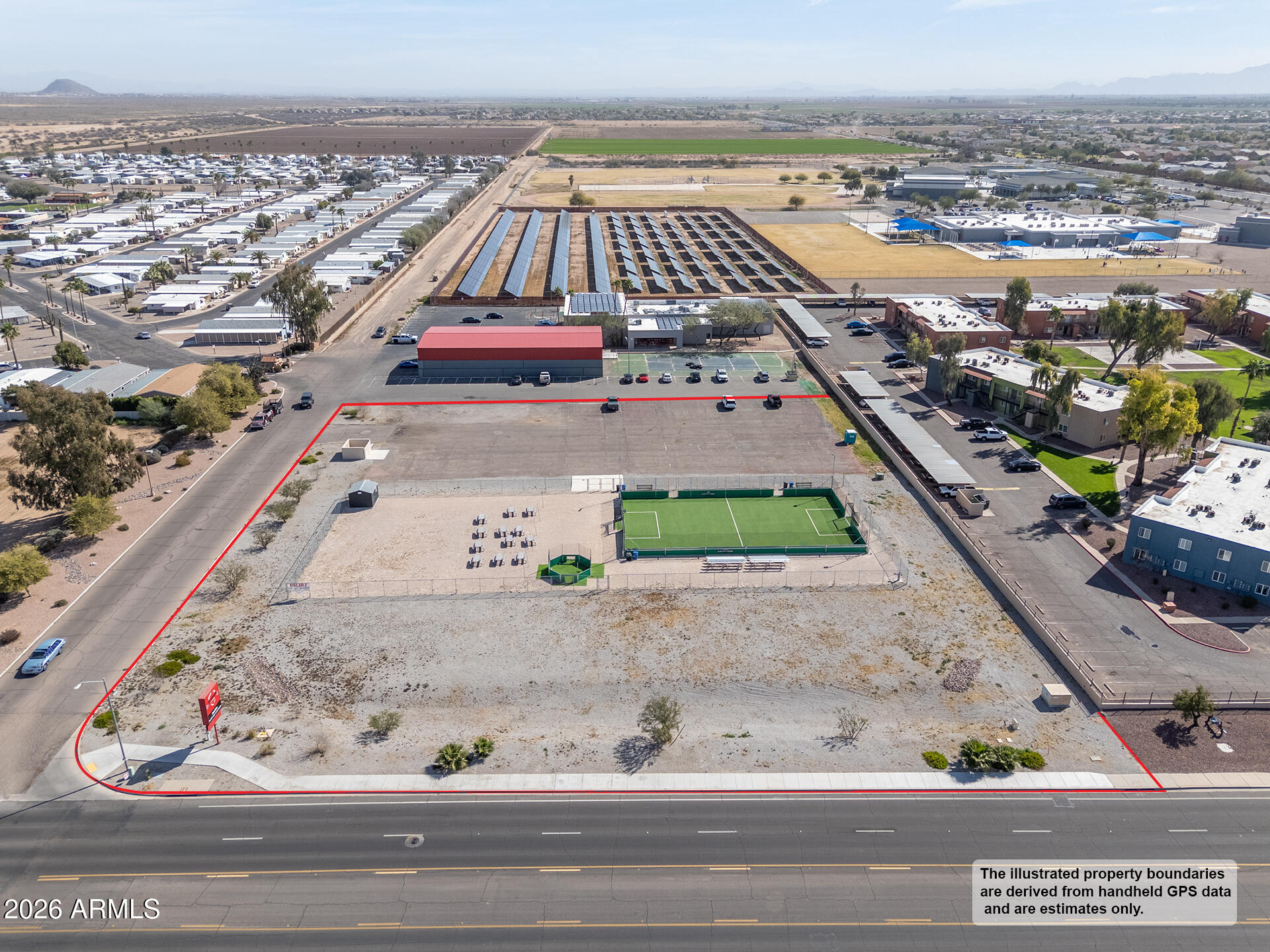 A PARCEL OF LAND LOCATED IN THE SOUTHWEST QUARTER - Land