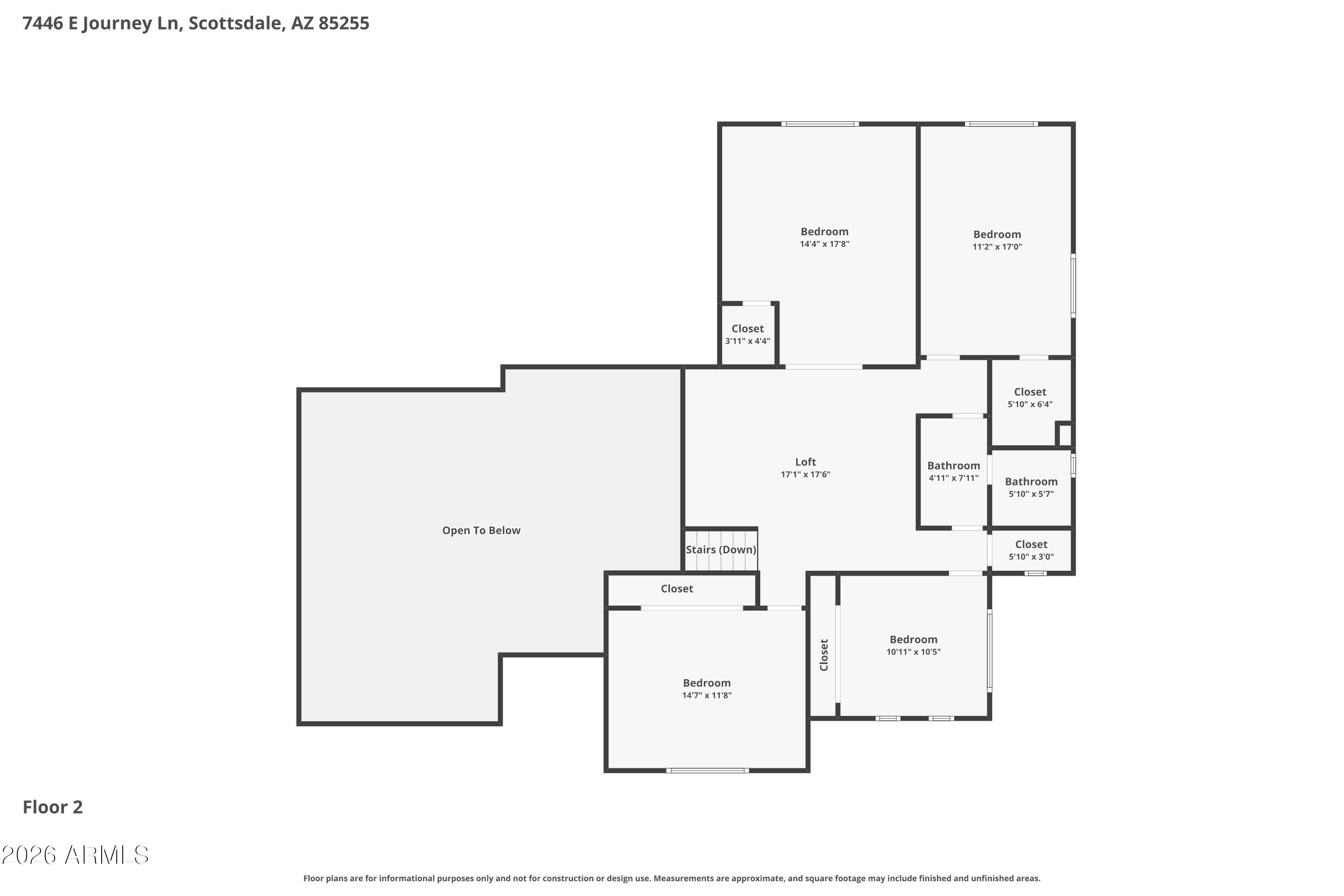 7446 E Journey Ln, Scottsdale, AZ, 85255, USA, 6 Bedrooms Bedrooms, ,3 BathroomsBathrooms,Residential,Active,7446 E Journey Ln,7020490