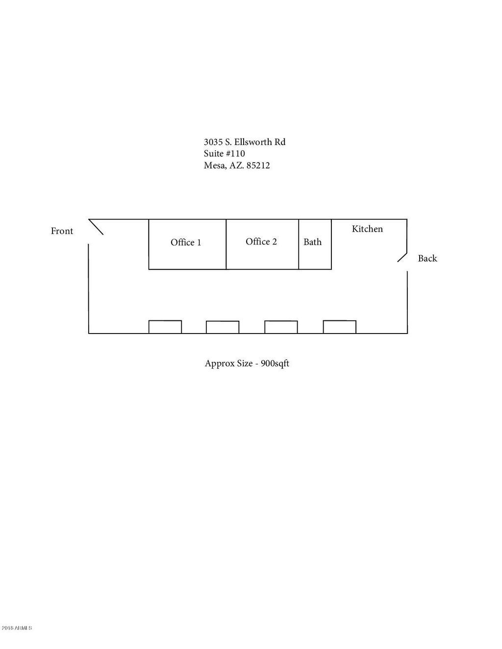 Photo of 3035 S Ellsworth Road #110, Mesa, AZ 85212 (MLS # 7024897)