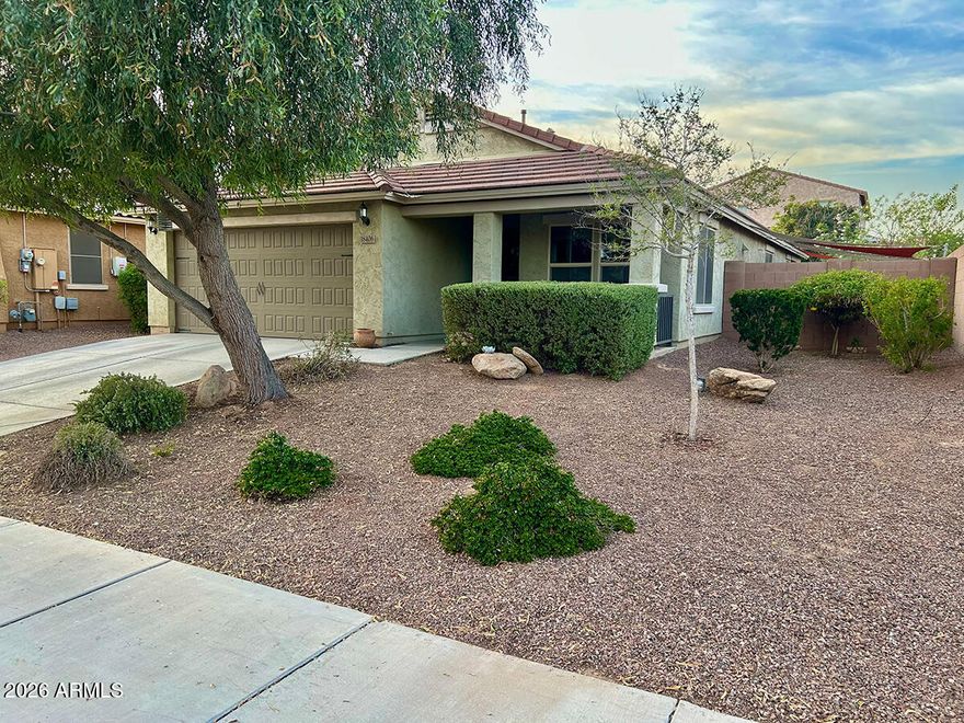 Las Brisas living at its finest. Beautifully maintained 4br/2ba with open floor plan. Kitchen features farmhouse-style backsplash with elegant soapstone counters and double sink. Beautiful private Master Suite and a spacious clustered 3 bedroom /bathroom area. Two-car garage with RO system and  pre-wired for EV charging. You'll especially love the backyard retreat showcasing mature trees and a variety of landscaping and features where friends and family gather for entertaining or tuck yourself away in your favorite private retreat. Close to elementary and middle school.
Don't miss out on this wonderful home.