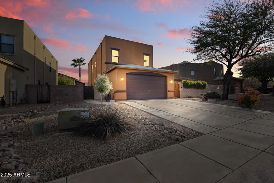 Welcome to this charming 4-bedroom, 3-bathroom home in the heart of Sierra Vista. This 2,343 sq ft residence, built in 2009, offers modern comfort with granite countertops, an updated comfort system (2023), and a new roof (2024). A spacious 2-car garage provides ample storage. Step outside to your private oasis with a self-cleaning, gas-heated pool, perfect for year-round enjoyment. The beautifully landscaped front and backyards feature a three-tiered irrigation system set to a weather station for efficiency. Nestled in a desirable neighborhood, this home blends style, convenience, and modern upgradesâ€”don't miss out on this exceptional property!