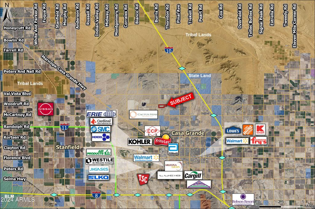 Photo of 0 N Burris Road #-, Casa Grande, AZ 85122 (MLS # 6775316)