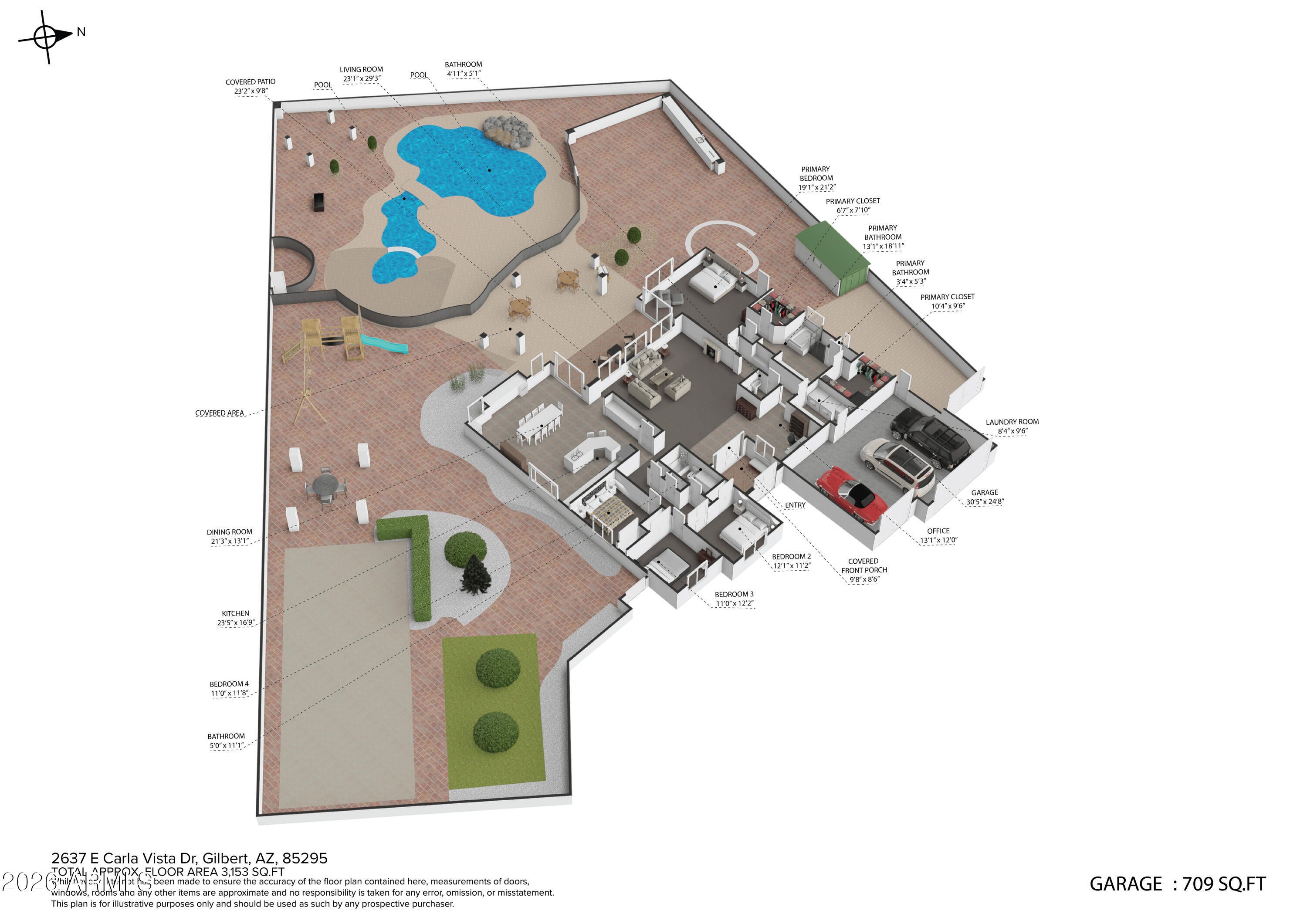 2637 E CARLA VISTA Drive