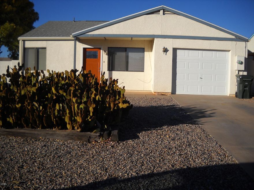 Emmaculate home move in ready.  New roof 2019w/ transferable life time warranty, Pex piping 2018 , new fiberglass front door w/window, energy efficient slider so easy to open with one finger, new appliance package in 2019,  New ceiling fans in living room, and both bedrooms.  And lets not forget the window seat in sprare room is cedar lined for storage.