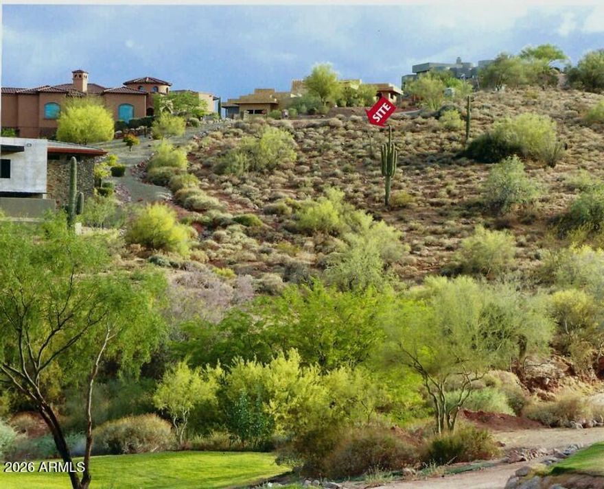 Welcome to the exclusive gated community of FireRock in Fountain Hills, where luxury homes reach multi-million-dollar values.
This premium ''Acre Plus'' lot is ideally positioned between the 1st and 18th fairways, offering a highly desirable north-facing backyard. Enjoy breathtaking, endless views of the  Mountains stretching across the northern skyline.
The site plan features an expansive 19,000 sq. ft. building envelope, providing ample space to design and build your dream home.
Besides golf course Firerock Country Club offers a pool, clubhouse, fitness center, tennis and pickleball courts. This community is central to shopping, and  dinning locations in Fountain Hills and Scottsdale. TPC is 12 miles  away. Buyer to verify all information pertinent to buyer's decision to buy.