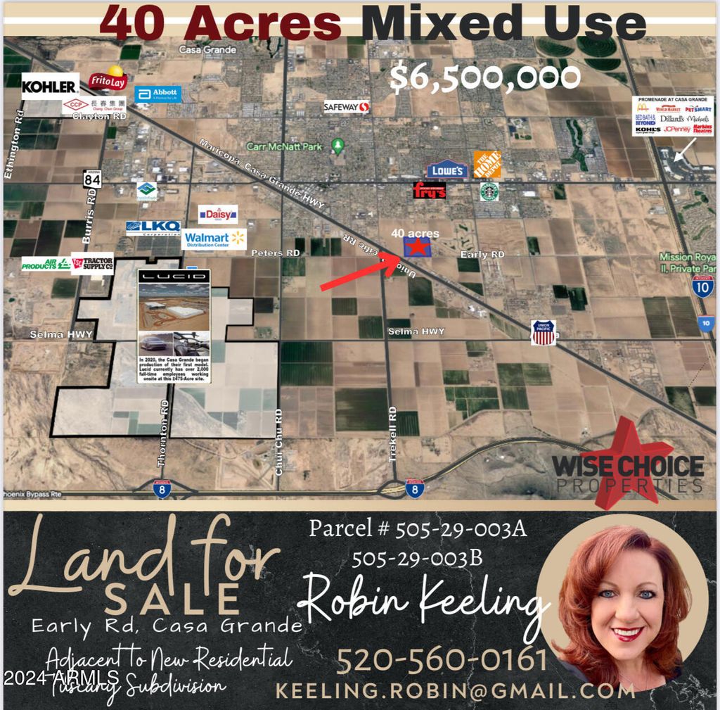 Photo of 0 W Earley Road #A,B, Casa Grande, AZ 85122 (MLS # 6321875)