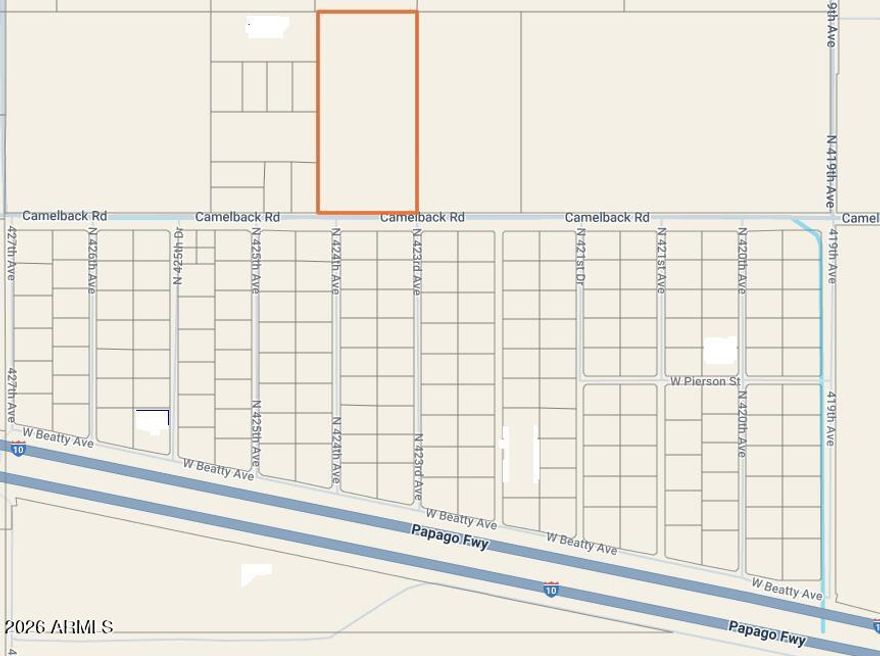 Great investment opportunity near exit 94- I10 interstate in Tonopah.  This property is located about 5 miles from Bill Gates future Smart City. buyer can Subdivide and maximize their return on investment.  Build your home or horse property with plenty of open space to spare without HOA.