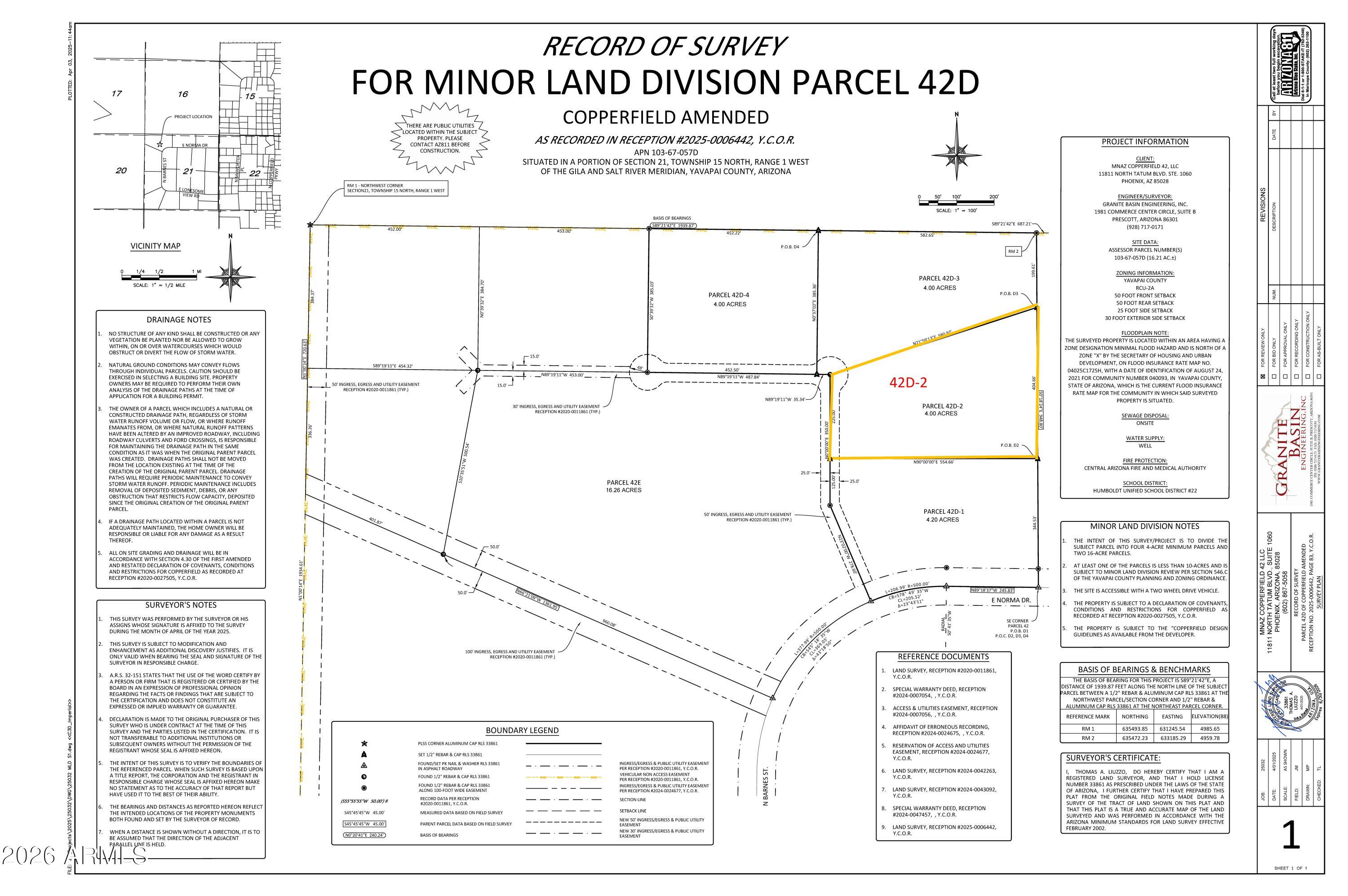 42 D-2 Barrel Mesa Rd -- 42 D-2