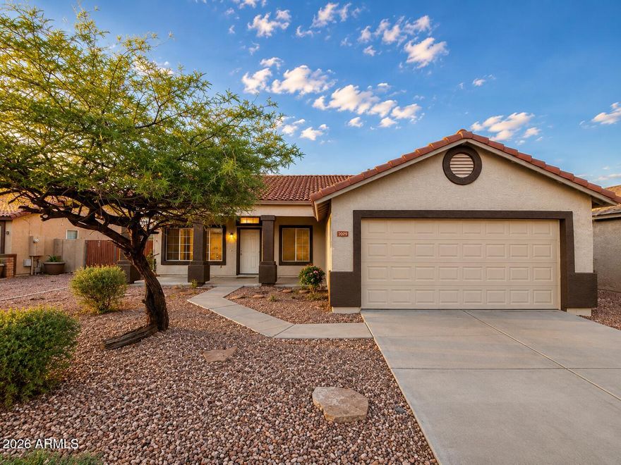 Welcome home to this beautifully updated property in the heart of West Phoenix! Conveniently located near major shopping, dining, entertainment, and easy access to I-10 and Loop 101 freeways, this home offers, both comfort and convenience and NO HOA. Step inside to find fresh interior paint, new flooring, soaring vaulted ceilings, and a bright open layout perfect for everyday living and entertaining. Enjoy a spacious feel throughout with plenty of natural light and a welcoming atmosphere. Don't miss this opportunity to own a move-in ready home in a prime location close to everything the West Valley has to offer!