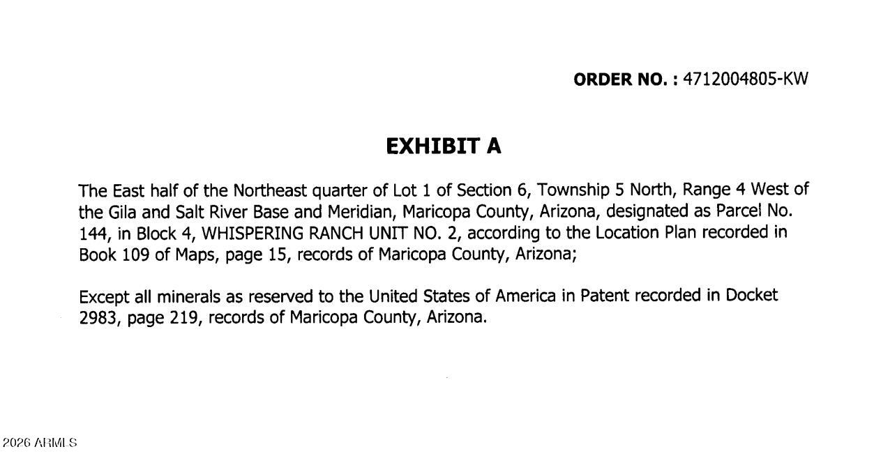 29915 W CLOUD Road 144