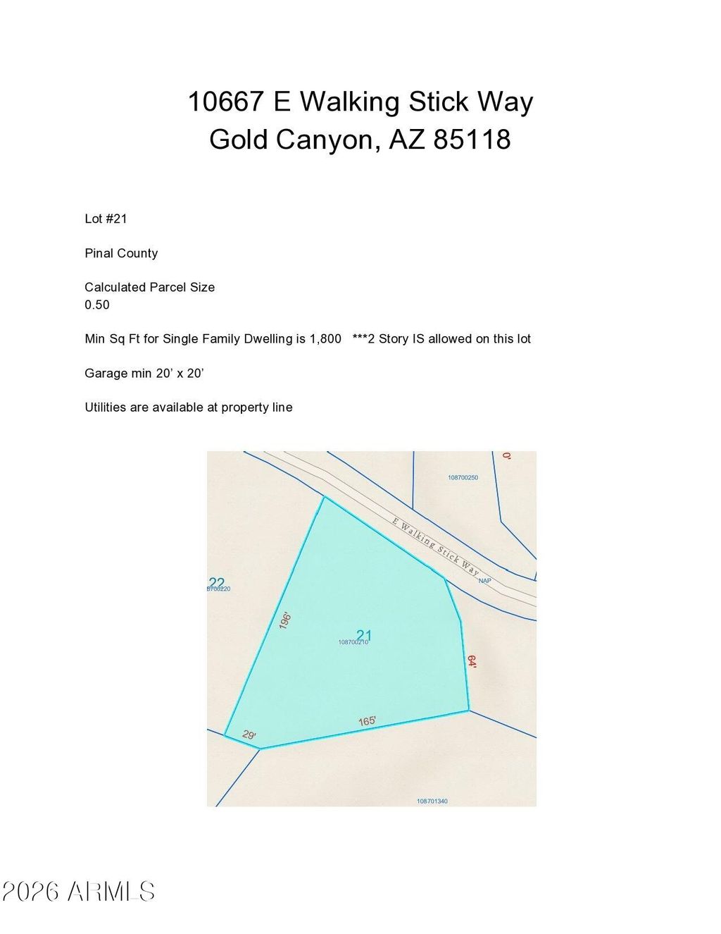 Photo of 10667 E Walking Stick Way #21, Gold Canyon, AZ 85118 (MLS # 6868319)