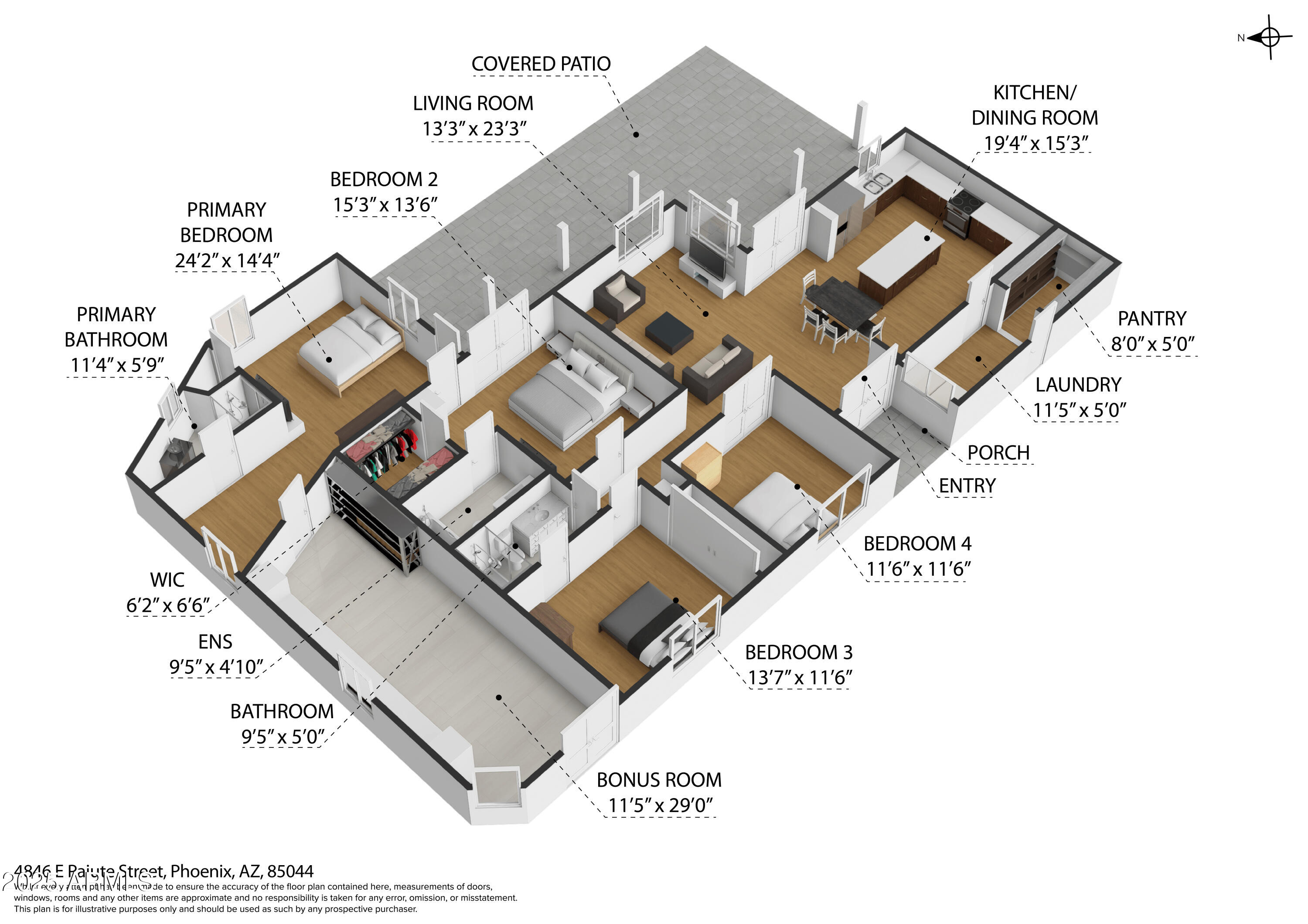 4846 E PAIUTE Street