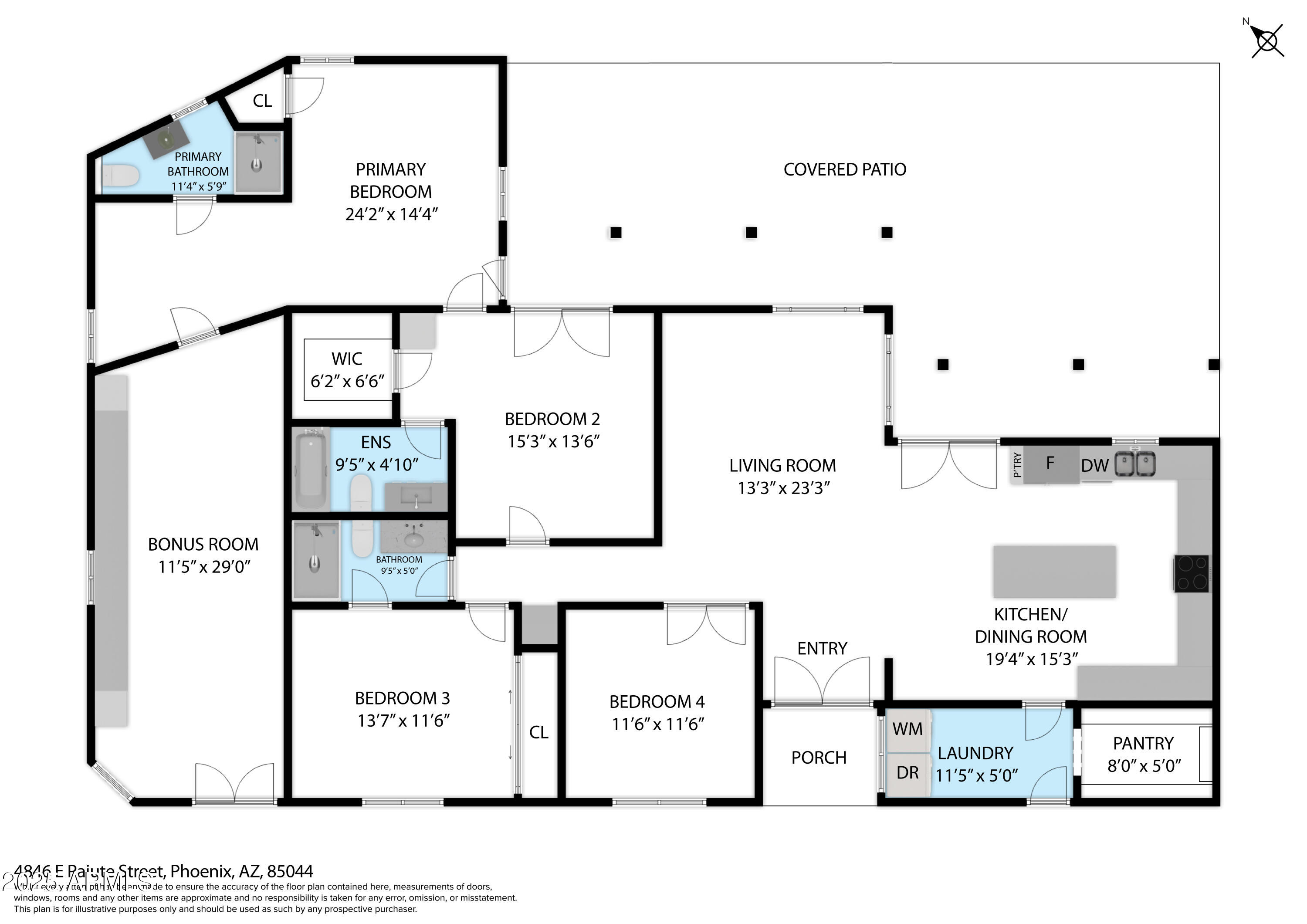 4846 E PAIUTE Street