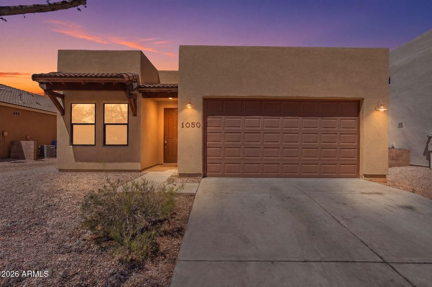 OWNER/AGENT

STOP THE SEARCH! Beautifully maintained 3 bedroom, 2 bathroom home offering 1,587 square feet of comfortable living in a desirable Sierra Vista neighborhood. Built in 2011, this move-in ready home features an open-concept layout with spacious living areas, abundant natural light, and a functional floor plan designed for everyday living. The kitchen flows seamlessly into the dining and living space, making it perfect for entertaining or relaxing at home. The primary suite offers privacy and comfort with an en-suite bathroom and generous closet space. Step outside to enjoy the low-maintenance backyard and covered patio, ideal for Arizona evenings and weekend gatherings. Conveniently located near shopping, dining, schools, and Fort Huachuca, this home has it all!