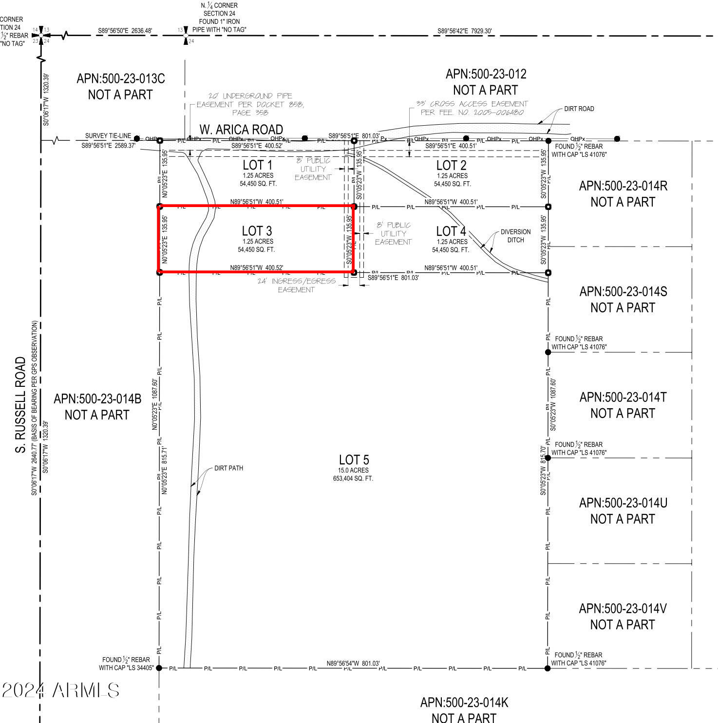 LOT 3 W ARICA (NO ADDRESS) Road 3