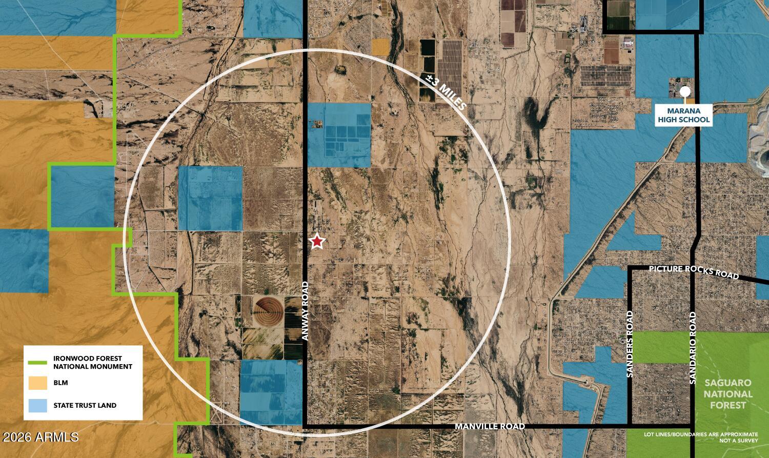 20acres N Anway Road -