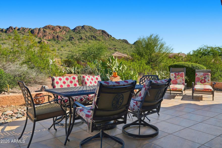 Enjoy Stunning Superstition And Dinosaur Mountain Views From This Beautifully Maintained 2,500+ Sq Ft Palo Verde Model On An Elevated Corner Lot In Hidden Canyon. This Light-Filled Home Offers Views From Nearly Every Window, A 2022 Roof, 3 Bedrooms, 2 Bathrooms, An Oversized 2.5-Car Garage, And A New Primary Bathroom! New Picture Windows & Flooring In The Great Room And The Living Room. The Spacious Kitchen Features Slab Granite Counters And Abundant Cabinetry. Additional Highlights Include Led Lighting, A Central Vacuum System, The Expanded Backyard Patio Provides Exceptional Privacy And Serene Desert And Mountain Scenery. A Must-See Setting.