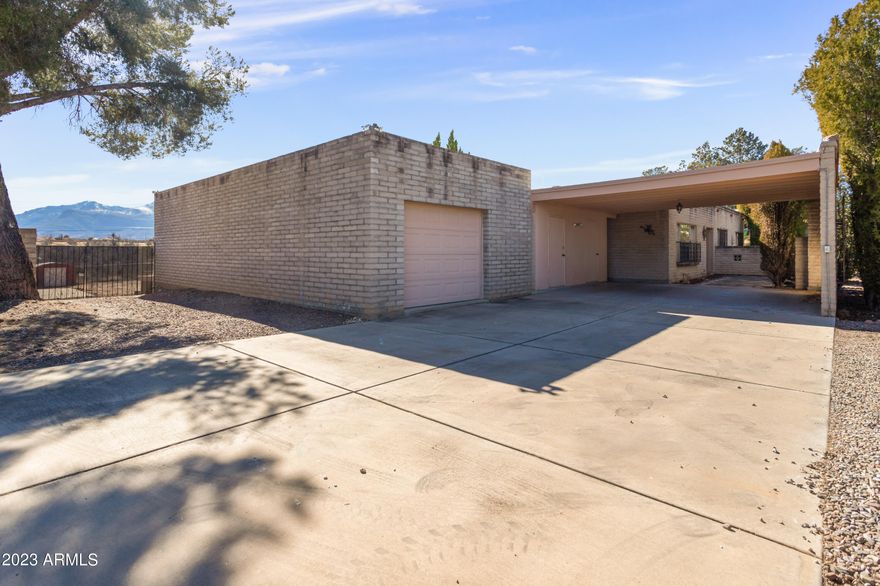 Look no further!! Welcome to your new home at 3000 Cardinal Dr. Located centrally in Sierra Vista with beautiful mountain views on a LARGE lot. This home has plenty of space for your family or entertaining needs. Very large extra family room, two dining areas, BEAUTIFUL beehive style fireplace. A large and private hobby room, perfect for anyone that enjoys being creative and needs the space to do it.  Tandem 2 car garage with plenty of storage, separate 2 car carport and more parking than you can ask for. Make your appointment to see this property before it is GONE!