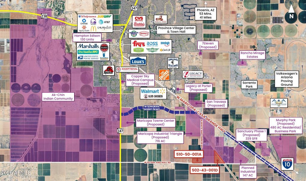 Photo of 0 W Peters And Nall Road #-, Casa Grande, AZ 85122 (MLS # 6983002)