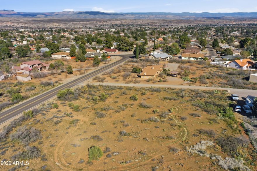 Stunning Red Rock & Mingus Mountain Views - 1.5 Acre Buildable Lot

Build your dream home on this beautiful 1.5-acre flat, buildable lot featuring breathtaking Red Rock and Mingus Mountain views. Located in a desirable area with all paved streets and surrounded by quality stick-built homes, this property offers both convenience and scenic beauty.

Utilities are easily accessible with city water and natural gas available to the lot, making it ready for your custom home plans.

Enjoy peaceful surroundings while still being close to local amenities. Don't miss this opportunity to create your own retreat with some of the most stunning views in the area.