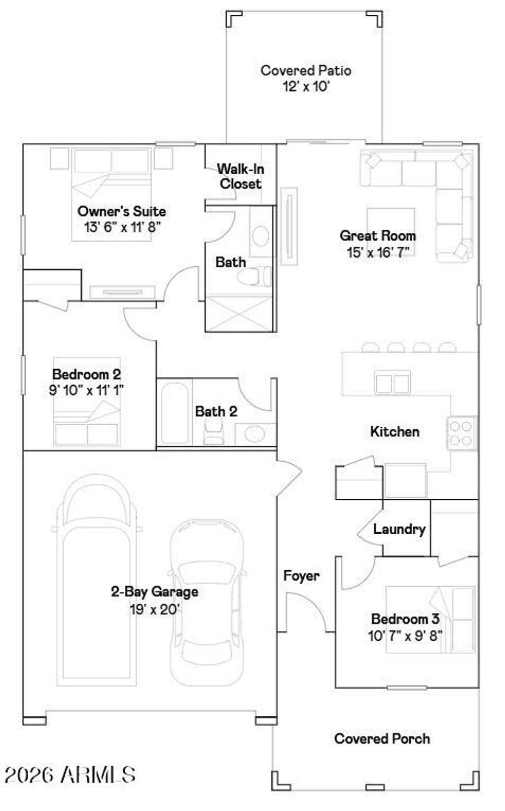 Photo of 18770 W Sandlewood Drive, Goodyear, AZ 85338 (MLS # 7003920)