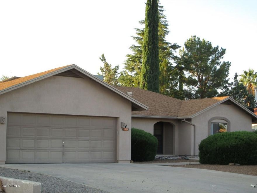 This 3BD/2BA split-plan home has it ALL! HUGE Master Suite with walk-in closet, additional storage cabinets, double sinks and separate shower & tub. Relax in your own PRIVATE SPA ROOM right off the master suite! Over-sized bedrooms & hall bathroom are just right for your guests or family members who like to have a little extra elbow room. The centrally located Great Room is perfect for those large gatherings with easy access to the kitchen. The large washer/dryer room has an additional storage closet & is big enough for an extra fridge or freezer. There is Plenty of room in the backyard to play, have a bar-b-que or just relax! Two sheds for storage or use the largest one for a workshop/man cave - complete with electricity!  Easy access to nearby school, Fort Huachuca and Sierra Vista.