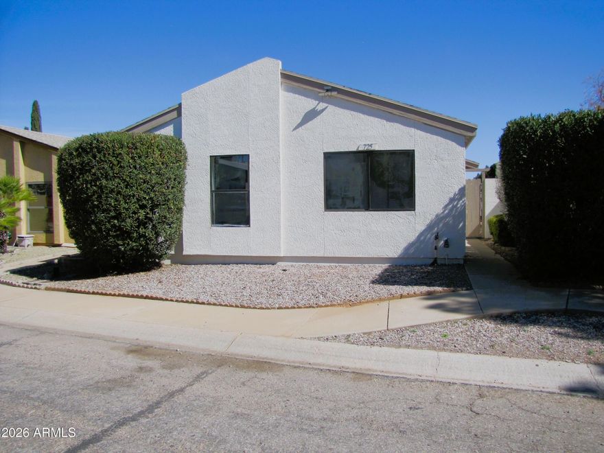 This 4BR/2BA/2CG home in Desert Shadows is centrally located in Sierra Vista, AZ minutes from Ft. Huachuca, shopping and schools. The home has an open floor plan and a community pool & spa.