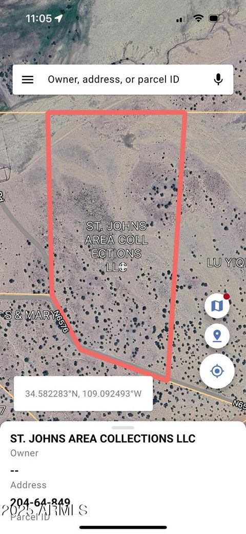 n6576 N6576 -- 20464849 St Johns AZ 85936