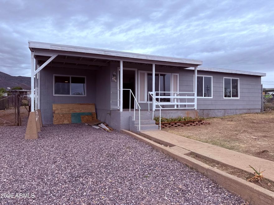 Fully Remodeled 4-Bedroom Gem in the Heart of Huachuca Terrace
New, new, new! This rare four-bedroom, two-bath home has been fully remodeled, offering modern comfort and style in the up-and-coming neighborhood of Huachuca Terrace. Featuring beautiful tile flooring throughout, this home combines easy maintenance with sleek design -- perfect for today's busy lifestyle.
Set on an extra-large parcel with a fenced backyard, there's plenty of room for outdoor entertaining, gardening, or simply relaxing under Arizona skies.
Conveniently located just 30 minutes from Tombstone, Douglas, and Sierra Vista, this property offers the ideal balance of peaceful living and accessibility. The nearby historic town of Old Bisbee adds even more charm with its rich mining heritage, colorful architecture, and vibrant arts scene  truly one of Arizona's hidden treasures.
Close to shopping, dining, and fuel, this move-in-ready home has it all. Don't miss your chance to own a beautifully updated property in a growing area!